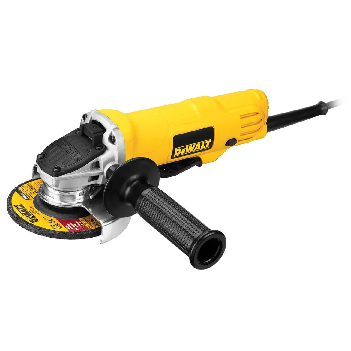 DeWALT DWE4012 7.5 Amp 4 1/2-in 12000 RPM Slim Paddle Small Angle Grinder