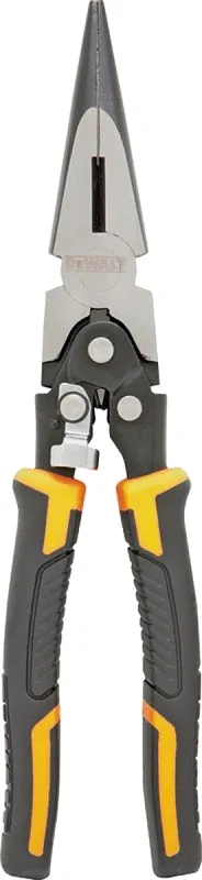 DeWALT DWHT70277 Nose Plier, 3/4 in Jaw Opening, Black/Yellow Handle, 1/2 in W Tip :CD 1: QUANTITY: 1