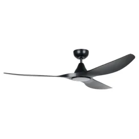 Eglo Surf 60in 152cm Ceiling Fan with 20W LED CCT Light - Black