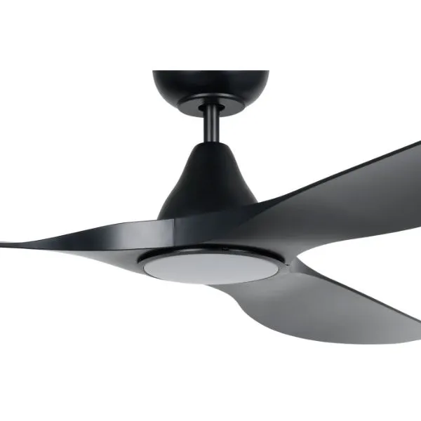 Eglo Surf 60in 152cm Ceiling Fan with 20W LED CCT Light - Black