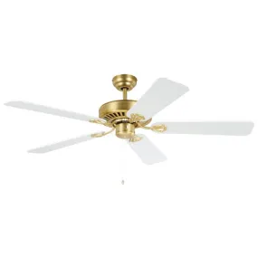 Eglo Waikiki 52 Inch AC Fan Matte Brass White