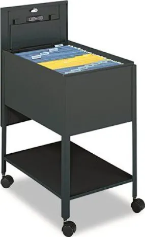 Extra-Deep Locking Mobile Tub File 16-1/2W X 24-3/4D X 28-1/4H Black