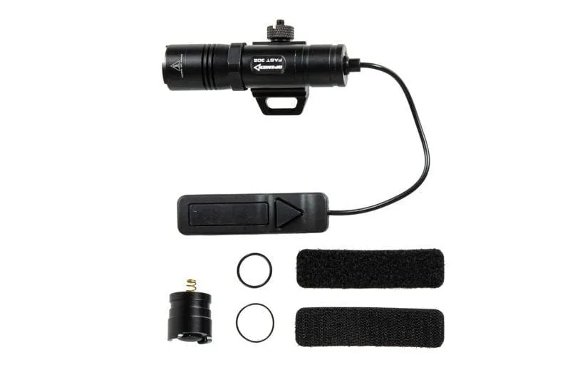 FAST-302R BK tactical flashlight - black