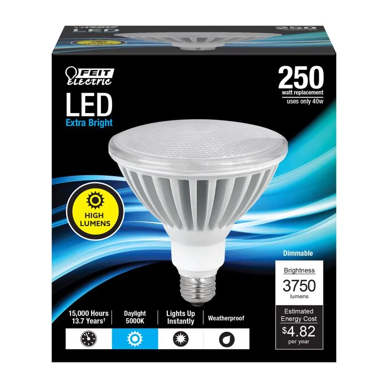 Feit LED PAR38 E26 (Medium) LED Bulb Daylight 250 Watt Equivalence 1 pk