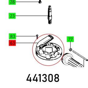 Festool, Extraction Hous Ah-Ws D180, FES441308