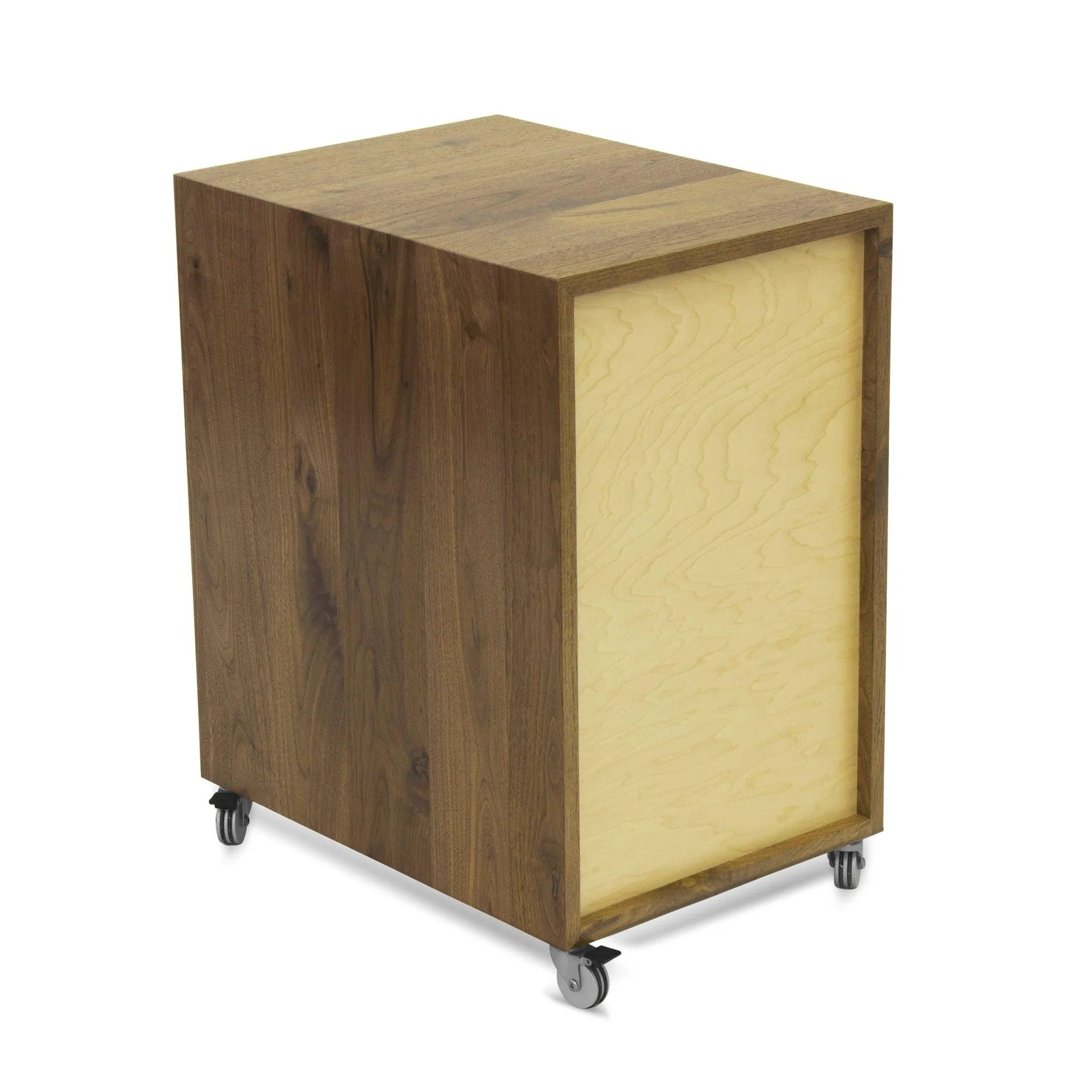 FILE // Modern Solid Wood File Cabinet Storage with Wheels for the Evolve Desk