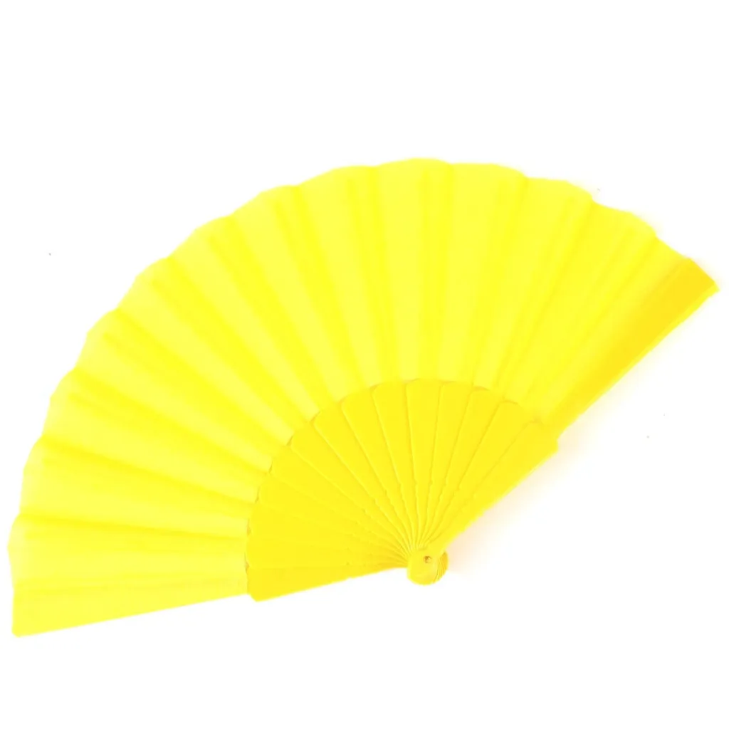 Folding Fan in Yellow