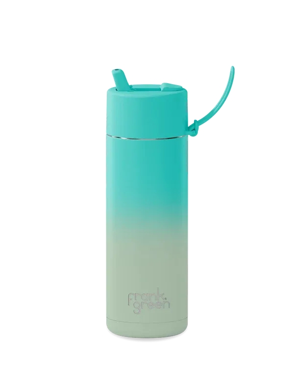 Frank Green Ceramic Reusable Bottle w/ Straw Flip Lid