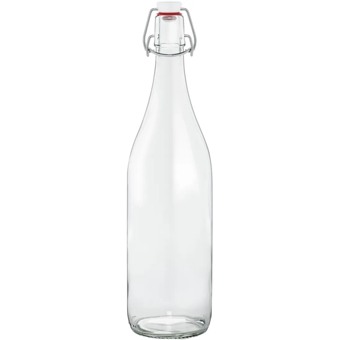 French Glass Swing Top Bottle w/ Airtight Hinged Stop