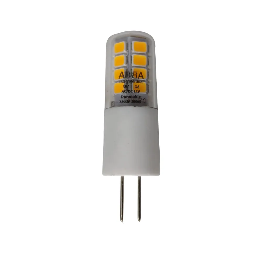 G4 3W SMD LED Dimmable Light Bulb