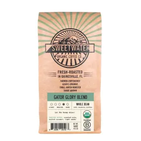 Gator Glory Organic Coffee 12oz Beans Sweetwater Coffee