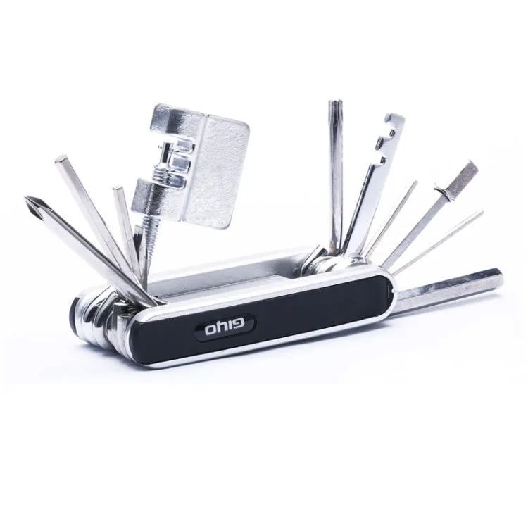 GIYO 13 In 1 Bicycle Repair Combination Tool Multifunctional Mountain Bike Bicycle Repair Tool