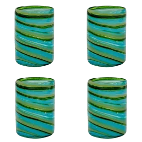 Green Bellotto Tumblers (Set of 4)