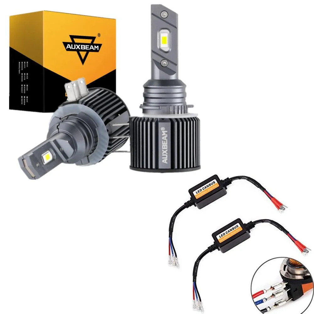 H15 LED Headlight Bulbs 70W 14000LM High Beam Daytime Running 6500K Cool White | 2 Bulbs