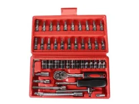 Hand Tools - Ratchet Wrench Socket set - 46PCS