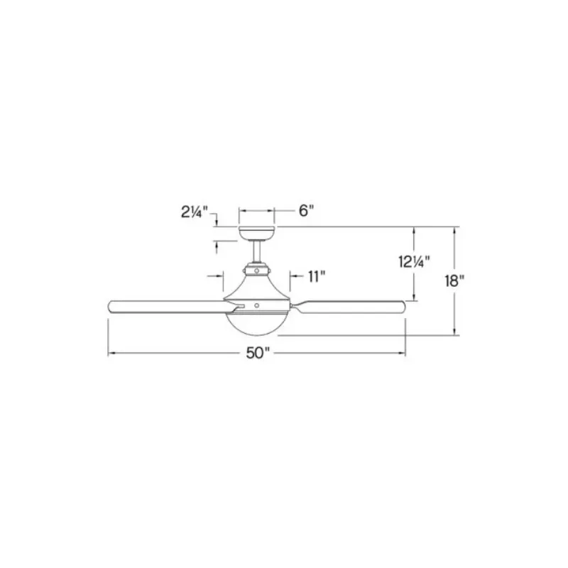 Hinkley 905950F Oliver 50" Ootdoor Ceiling Fan with LED Light Kit