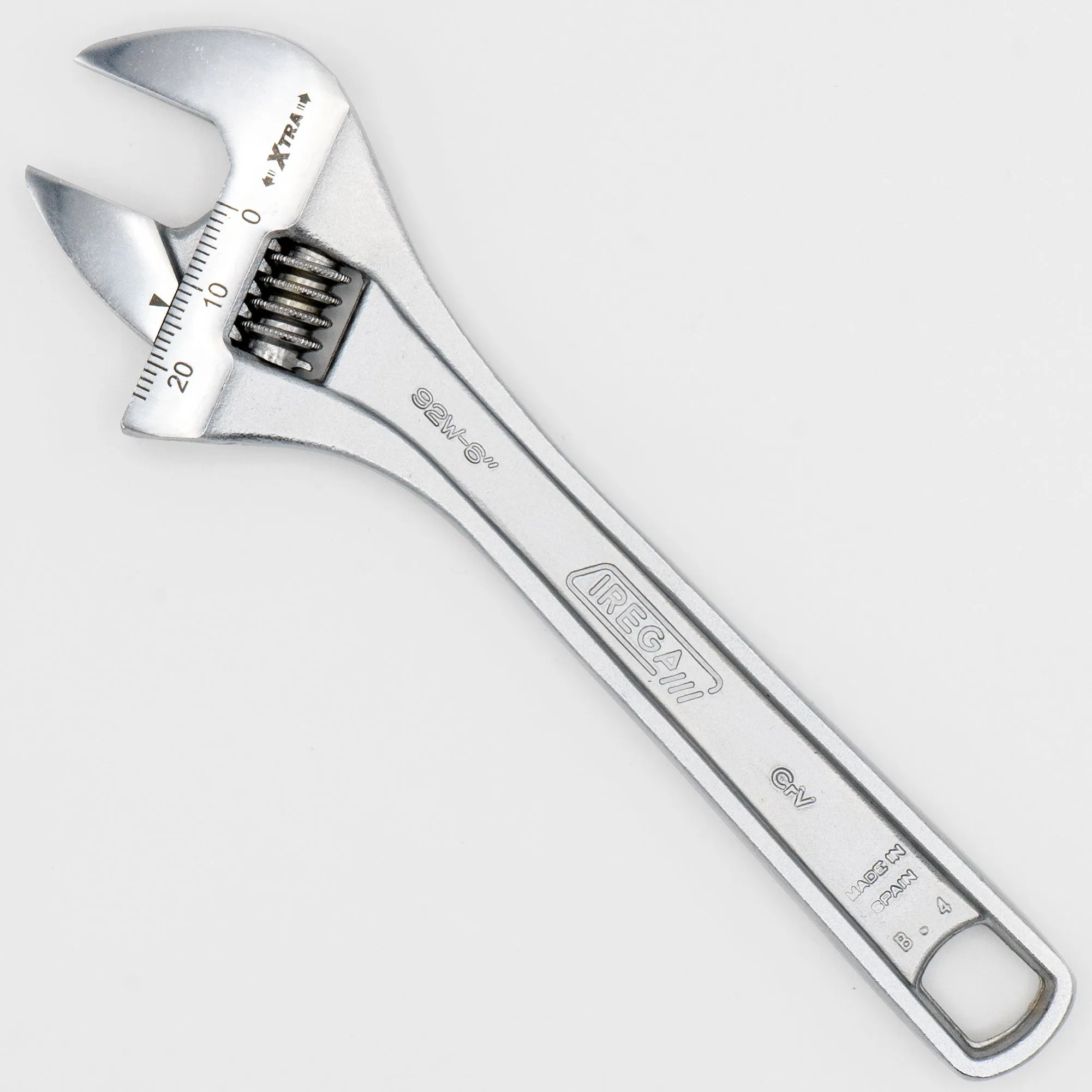 Irega 92W-6 Xtra Wide Opening Adjustable Wrench 6" (Spanner Wrench)