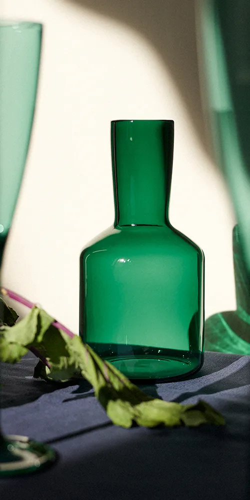 J'ai Soif Carafe & Glass Green