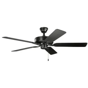 Kichler 330015SBK 52" Basics Pro Patio Fan Satin Black