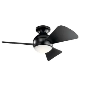 Kichler 330150SBK Sola LED 3000K 34" Fan Satin Black