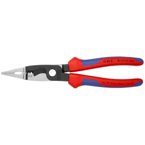 Knipex 13 82 8 8" 6-in-1 Electrical Installation Pliers 12 and 14 AWG