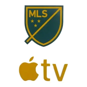 LA Galaxy 2023-23 Away MLS Patch Apple TV