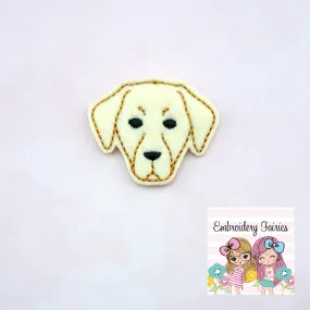 Labrador Feltie File - Dog Feltie Design - ITH Design - Feltie Design - Feltie Pattern - Labrador Embroidery Design