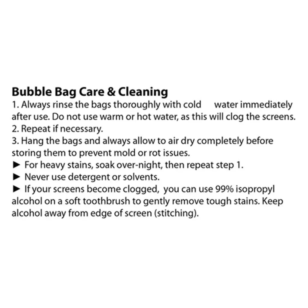 LABS 3/4 Mesh 8 Bubble Bag Set