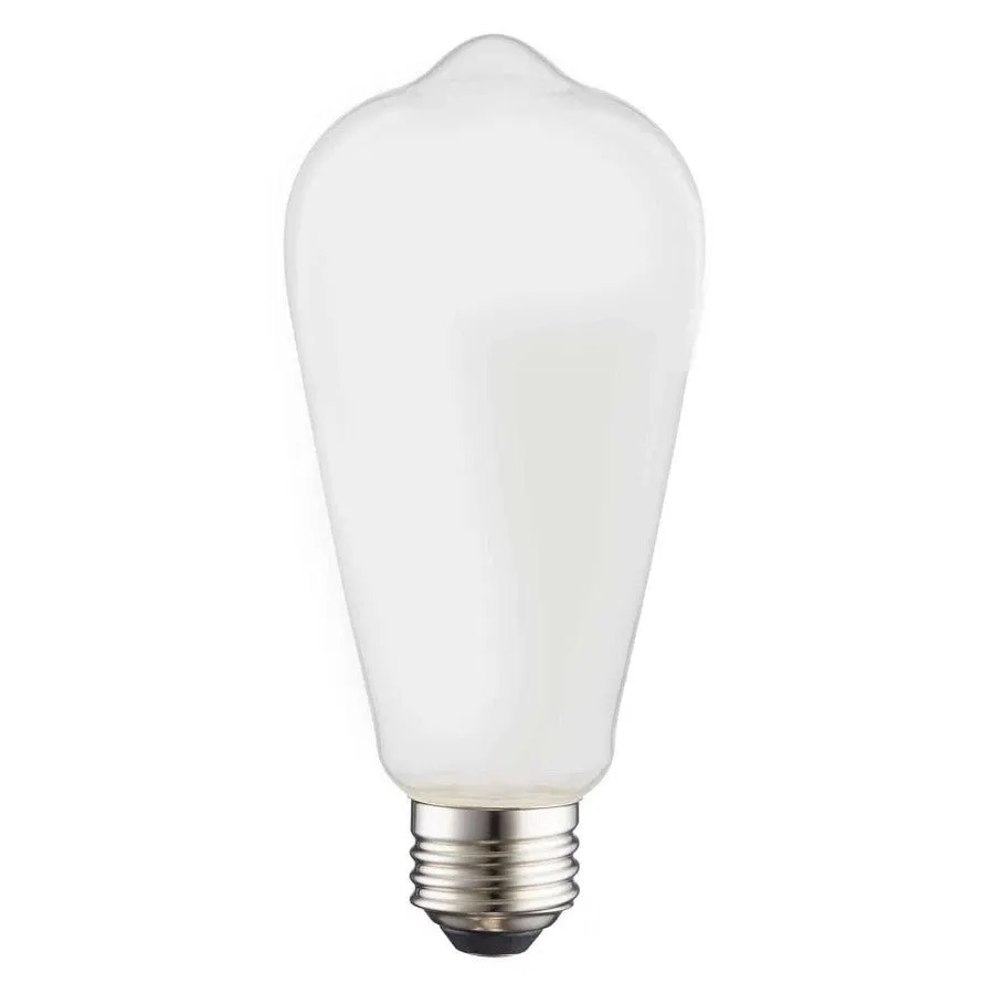 LED Edison Bulb - ST19 Vintage - 8 Watt - Frosted - 3200K-1800K