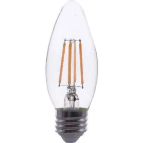 LED Filament B11 320 Deg, 5W-500lm, Dim,  2700K, E26,Clear