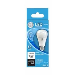 LED Light Bulb, Daylight, 800 Lumens, 9-Watts