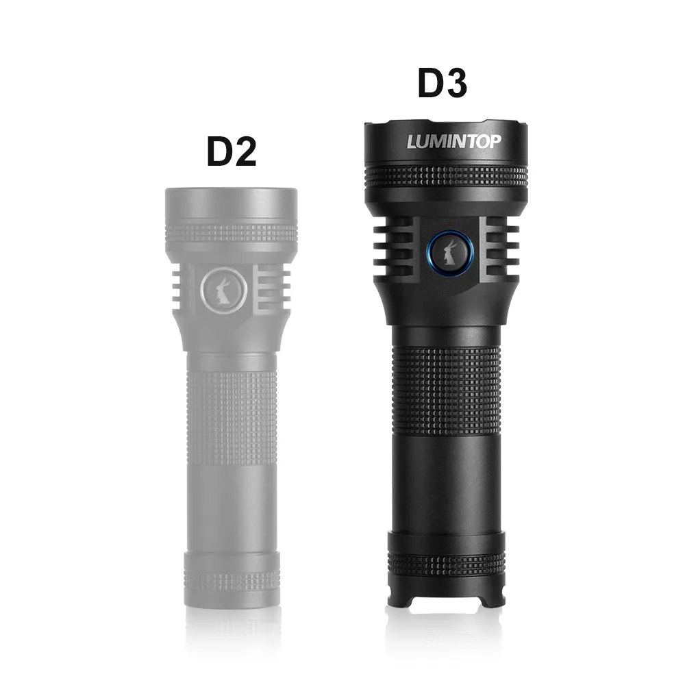 Lumintop D3 D3s 6000 Lumens 26800 Outdoor LED Flashlight SFN55.2 LED