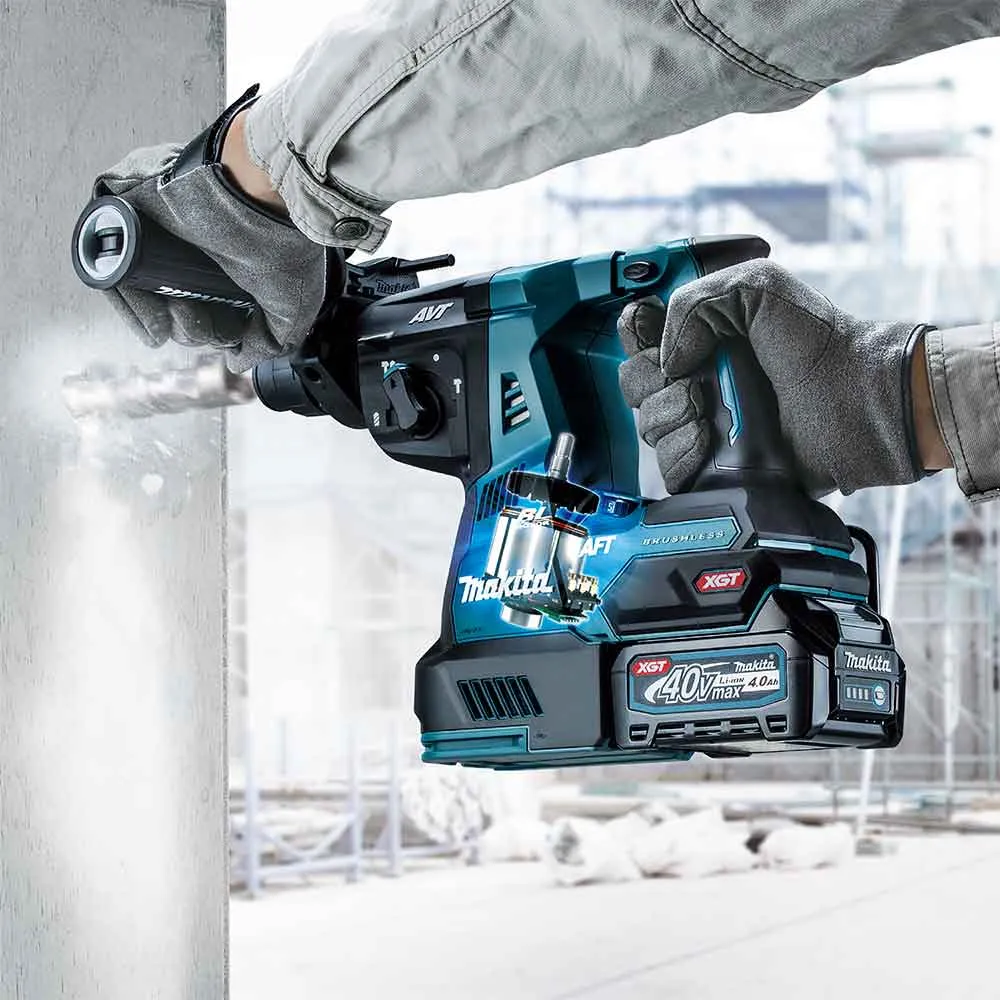 Makita GRH01M1 40V MAX XGT 1-1/8" Brushless Cordless AVT Rotary Hammer Kit