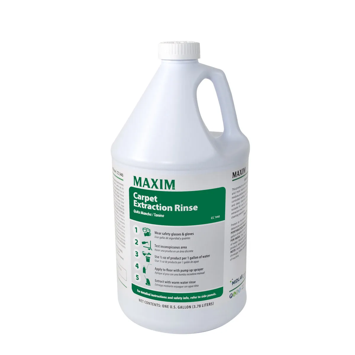 Maxim® Carpet Extraction Rinse (1 Gallon Bottles) - Case of 4