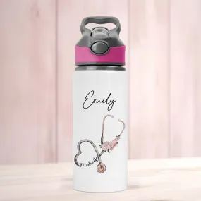 Midwife Stethoscope Flip Water Bottle