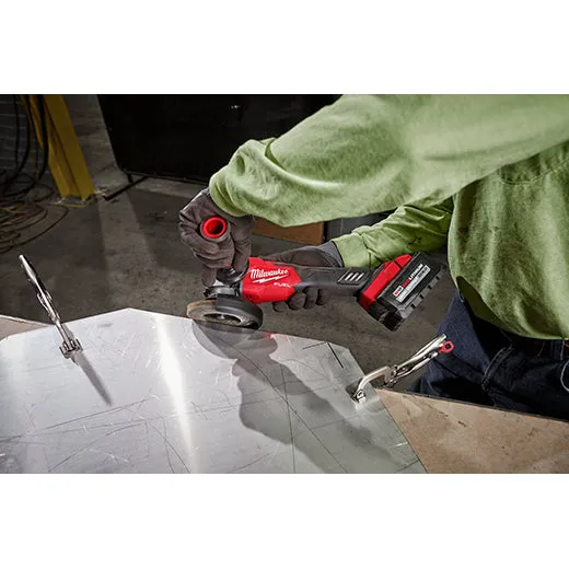 Milwaukee 2889-20 M18 FUEL™ 4-1/2" / 5" Variable Speed Braking Grinder, Slide Switch Lock-On