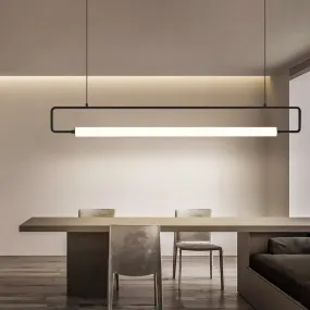 Minimalist Metal LED Pendant Light for Dining Room Island Ceiling