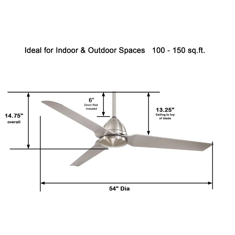 Minka Aire F753 Java 54" Outdoor Ceiling Fan