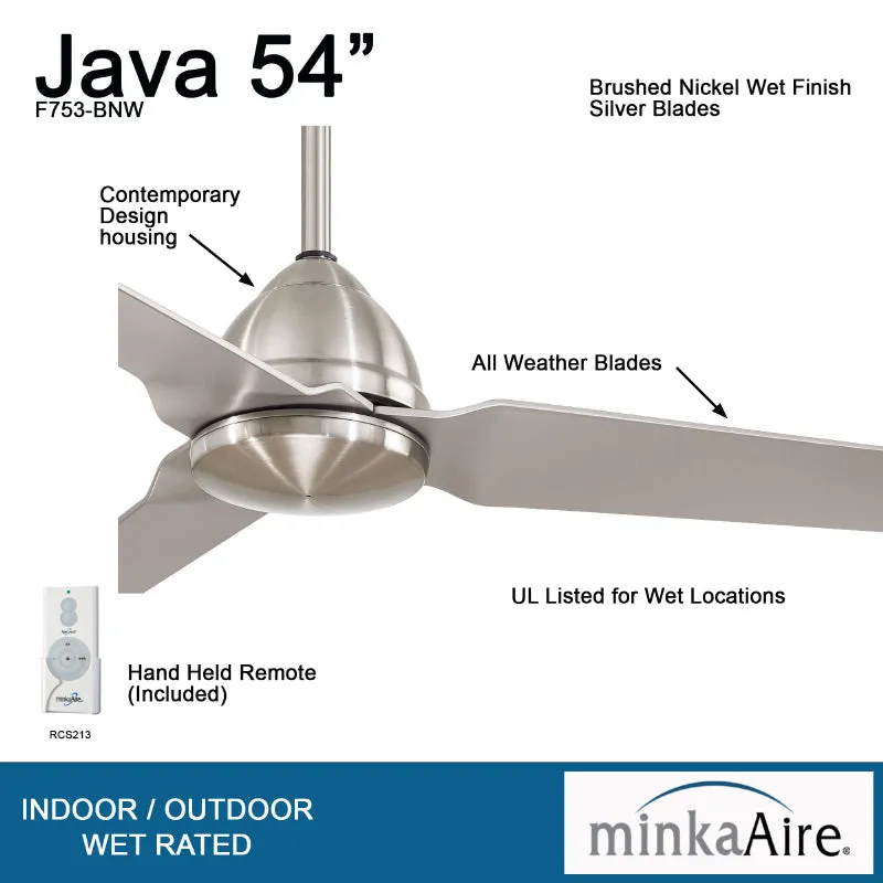 Minka Aire F753 Java 54" Outdoor Ceiling Fan