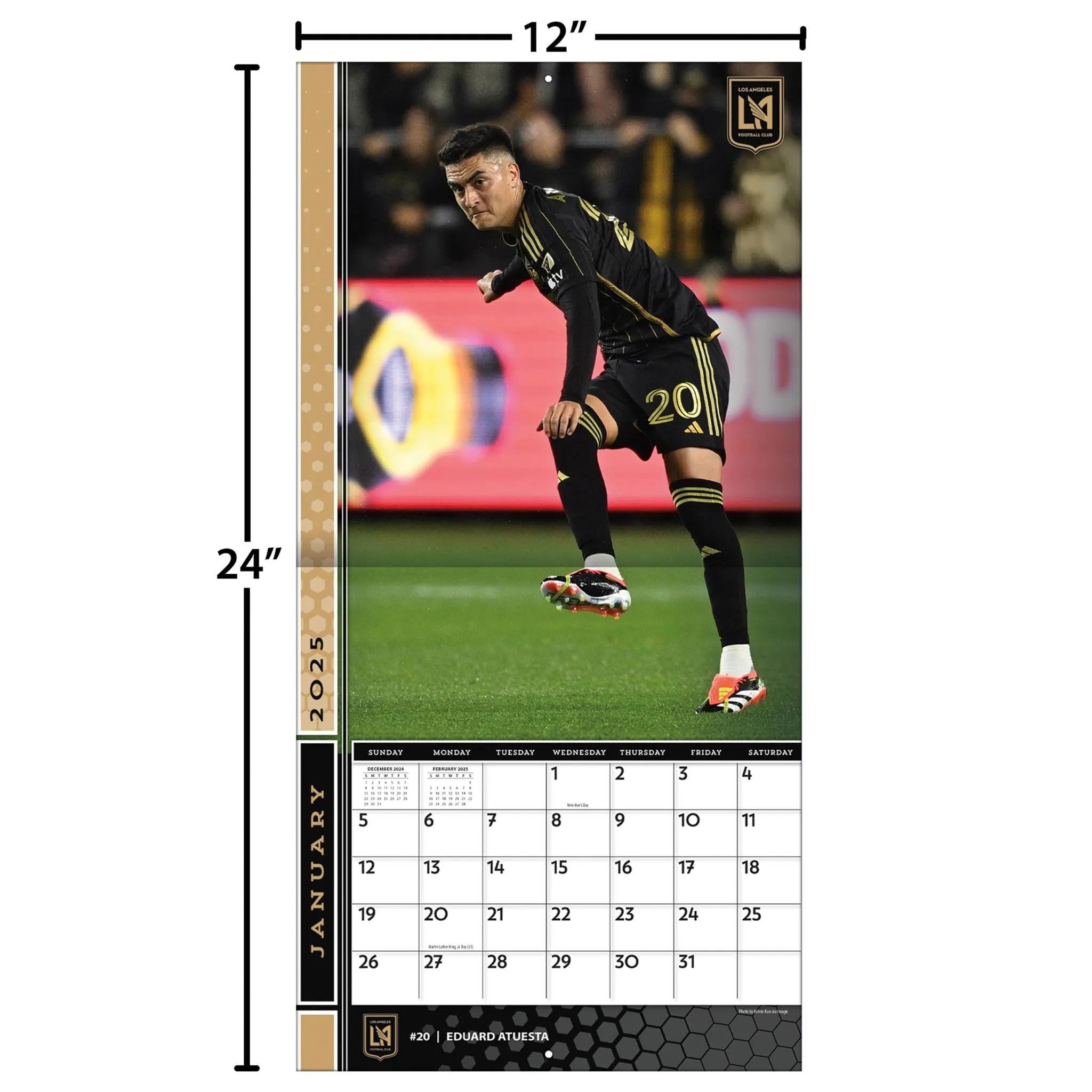 MLS LAFC Wall 2025 Calendar - Online Exclusive