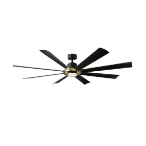 Modern Forms FR-W2303-72L Aura 72" Outdoor Ceiling Fan with LED Light Kit, 4CCT Selectable