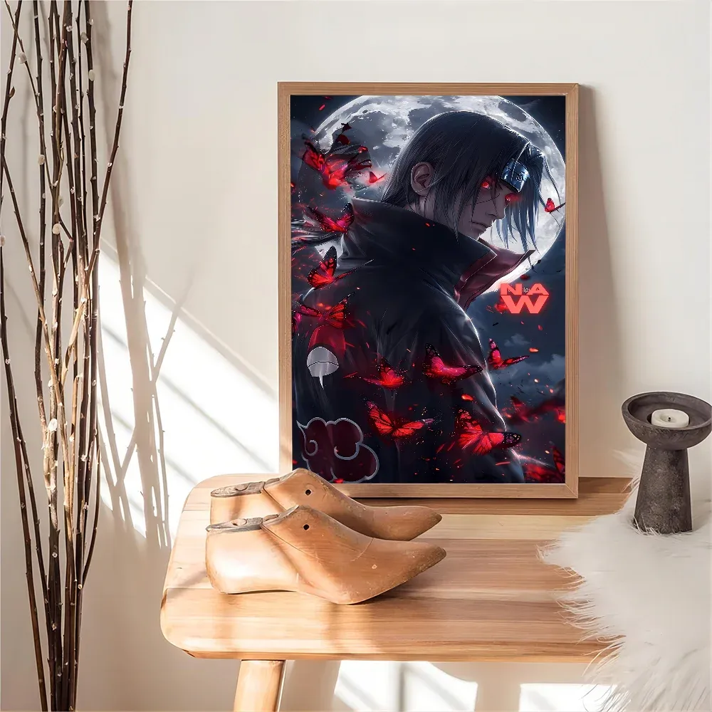 Naruto Uchiha Itachi Self-Adhesive Art Poster