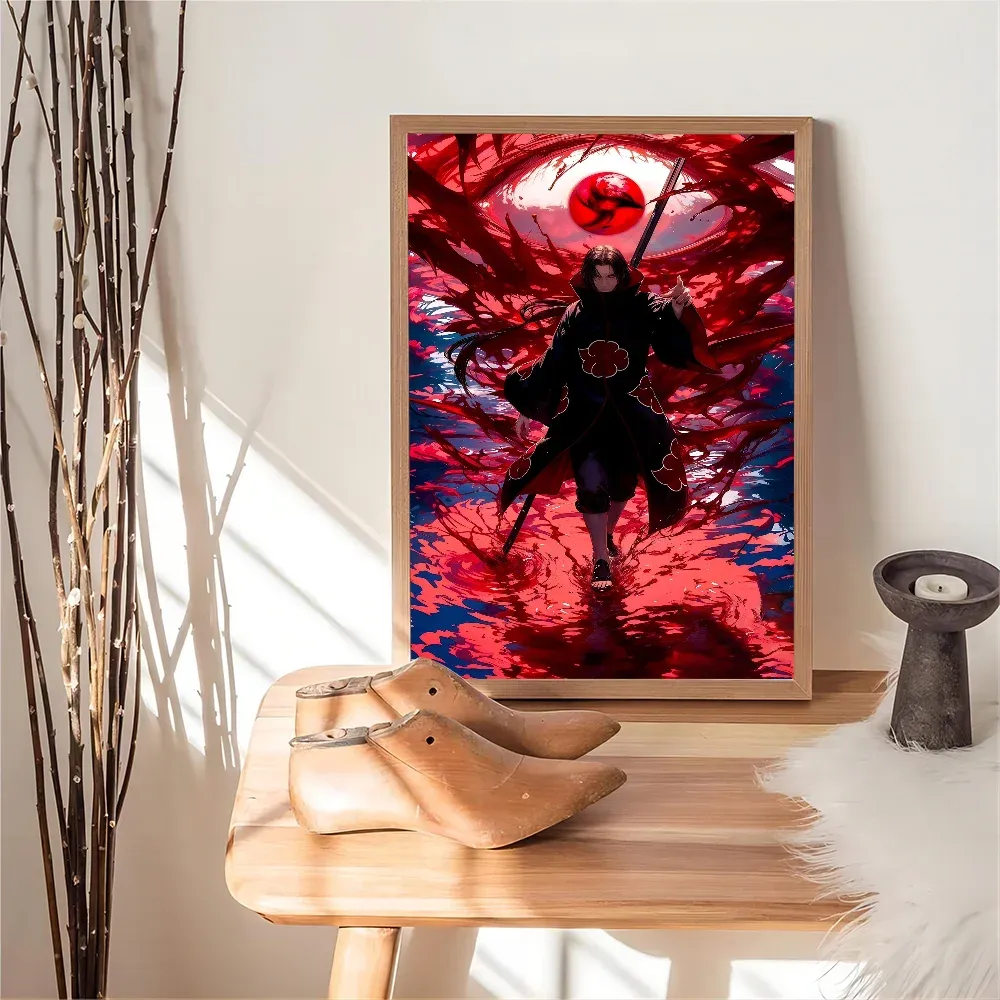 Naruto Uchiha Itachi Self-Adhesive Art Poster