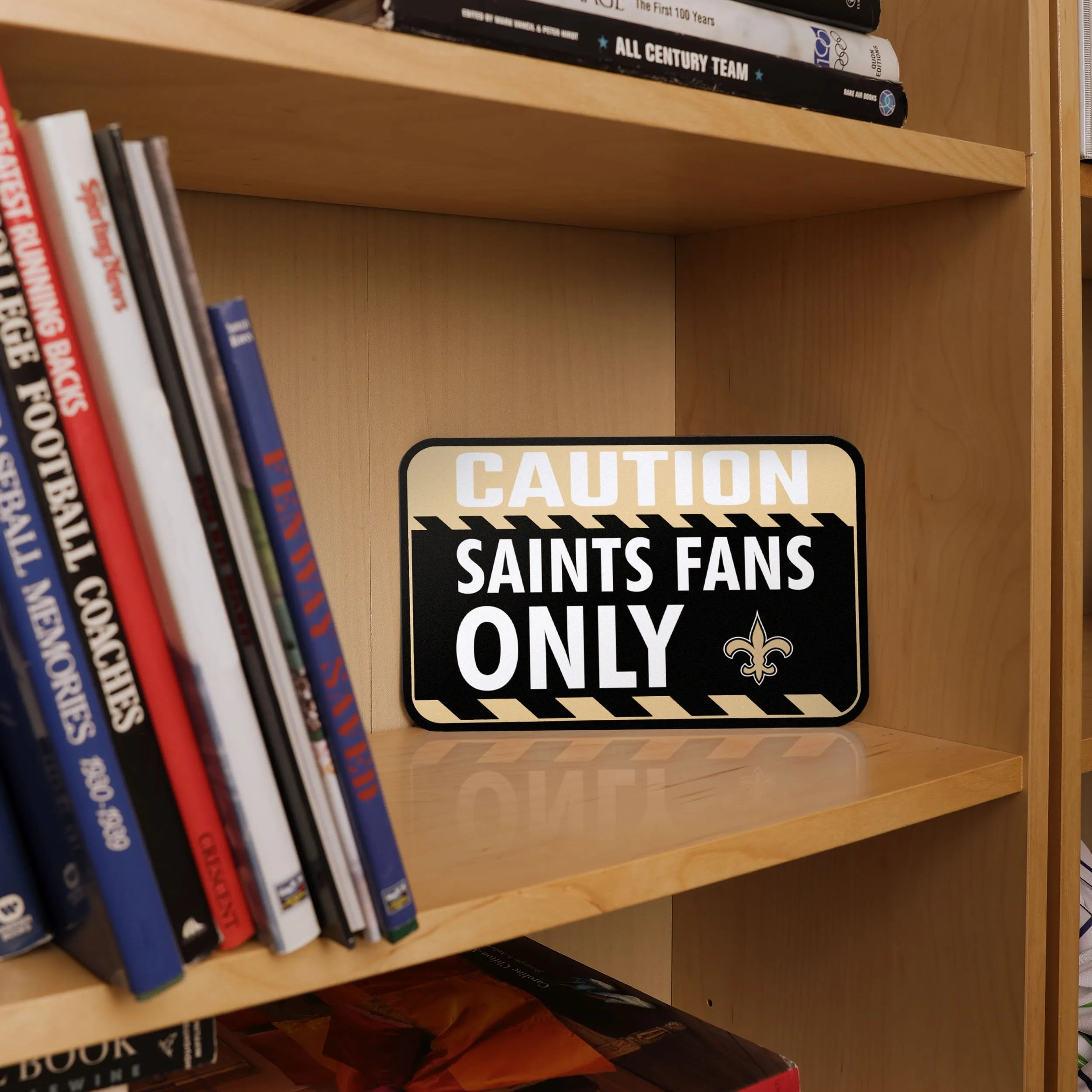 New Orleans Saints NFL Caution Sign