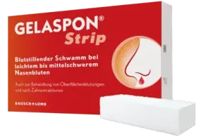 Nosebleeds in children, nosebleed, hemostasis, tooth extraction, GELASPON Strip