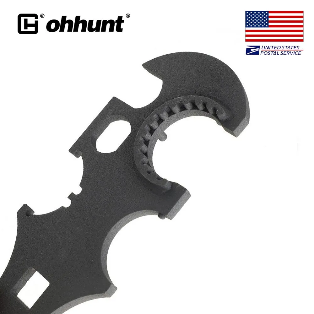 ohhunt® AR15 Armorer's Barrel Nut Castle Nut Wrench for M4 M16 Multi-Fuction Tool