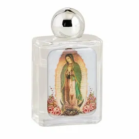 Our Lady of Guadalupe Glass Holy Water Bottle