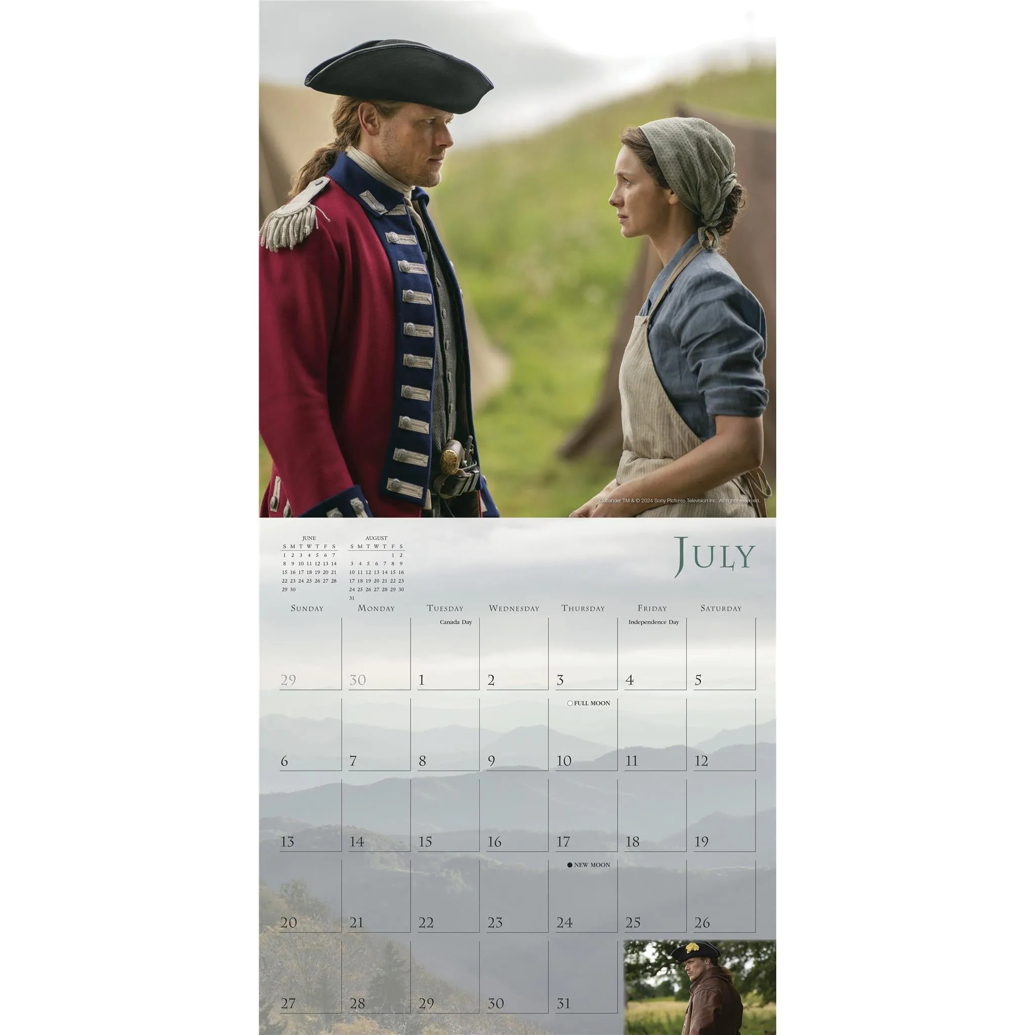 Outlander Wall 2025 Calendar