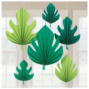 Palm Leaf Shaped Fan Decorations