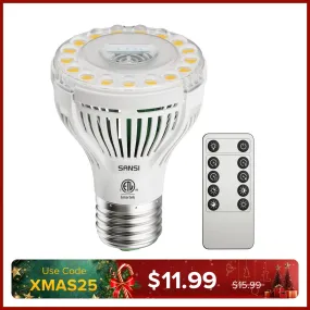 PAR20 5W LED Grow Light Bulb With Remote Control (US ONLY)